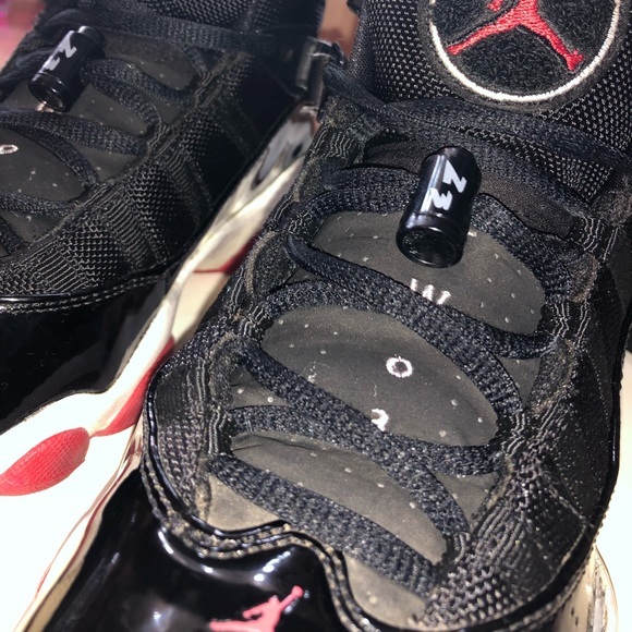 ❤️🖤 Jordan 6 Rings GS 'Bred' Size 5y ❤️🖤 - Picture 5 of 9